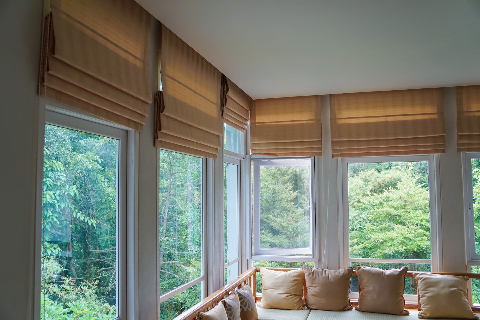 roman blinds window decor