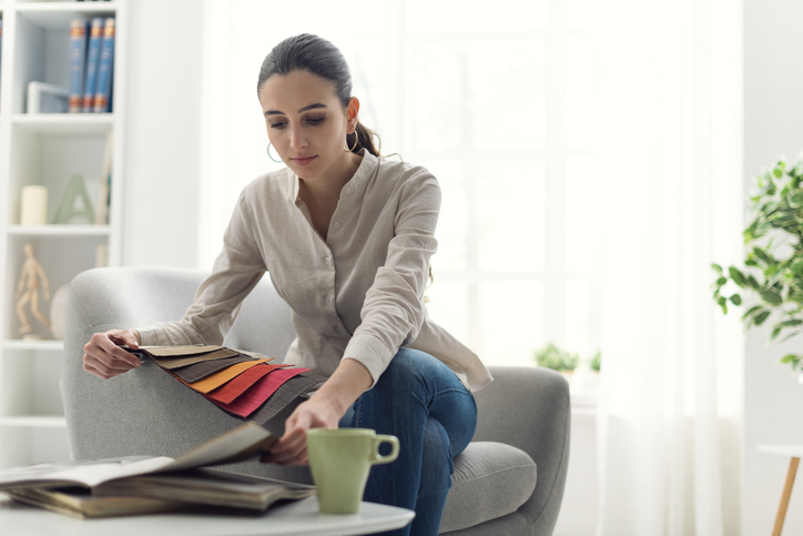 Reupholstering furniture is eco-friendly.